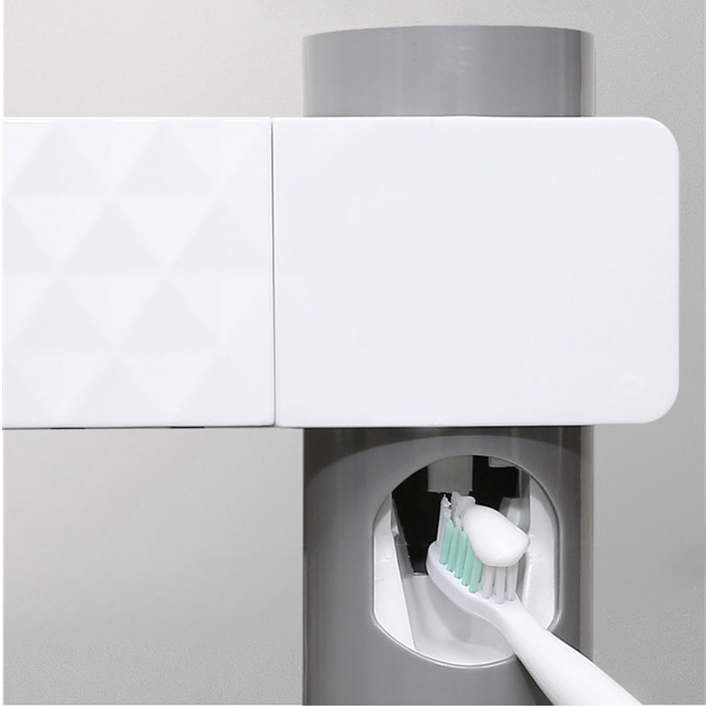 UV Lamp Sterilizer Toothbrush Holder Bathroom Automatic Toothpaste Health Clean