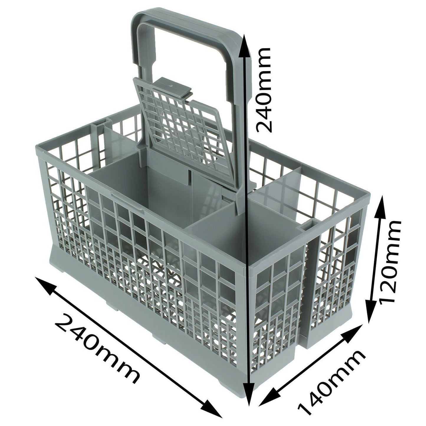 Dishlex dishwasher replacement cutlery basket Best reinforced base 240*140*120mm