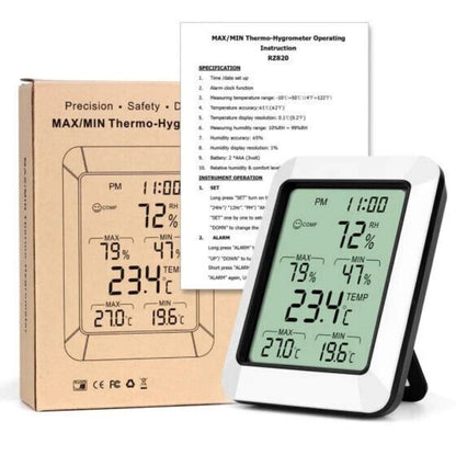 2024 Digital LCD Humidity Meter Indoor Hygrometer Thermometer Temperature NEW