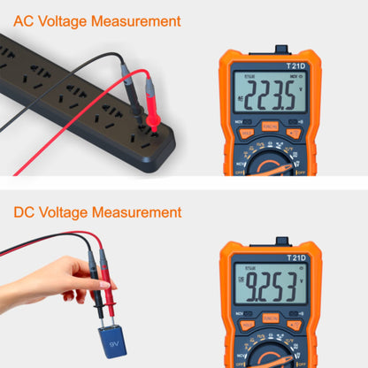 Digital Multimeter 6000 Counts Multi Tester AC DC Voltmeter Ohm NCV TRMS