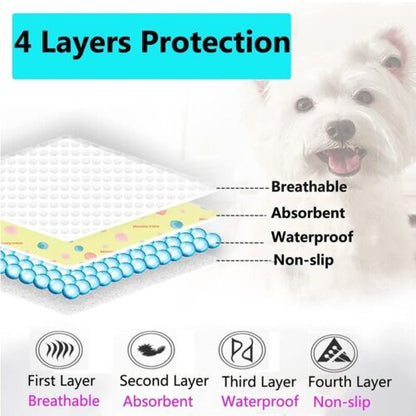 70X50cm Washable Pet Dog Pee Pad Reusable Cat Puppy Training Wee Absorbent Mat Pads Bed