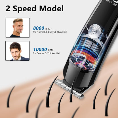 Men's Electric Shaver Trimmer Bald Razor Rechargeable Beard Shaving Machine