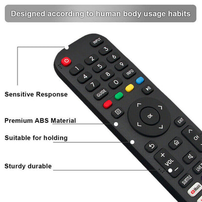 EN2Q30H For Hisense VIDAA TV Remote Control 55Q8/65Q8 75Q8 EN2AB30H 85A7HAU 65SX