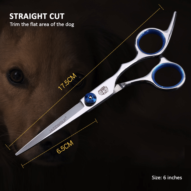 Professional Pet Grooming Scissors Set Dog Shear Hair Cutting Curved Tool Kit