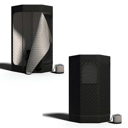 Home Portable Steam Sauna Tent w/Remote Control Foldable Chair Loss Weight AU