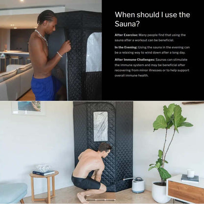 Home Portable Steam Sauna Tent w/Remote Control Foldable Chair Loss Weight AU