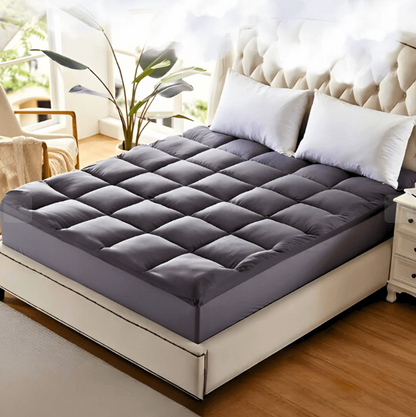 5CM Bedding Luxury Pillowtop Mattress Topper Mat Pad Antibacterial and dust mite-resistant Queen:153*203cm