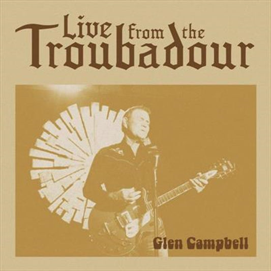 Live From The Troubadour - Campbell, Glen Cd Album