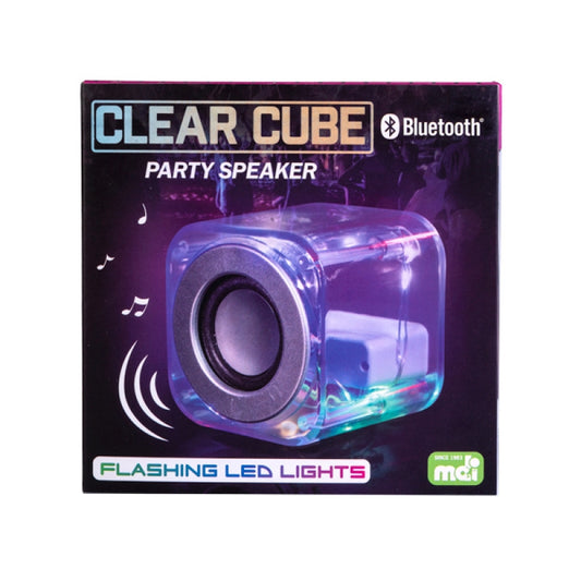 Light Up Speaker Clear Cube