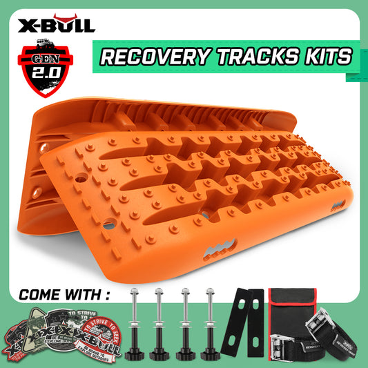 X-BULL Recovery tracks Sand Trucks Offroad With 4PCS Mounting Pins 4WDGen 2.0