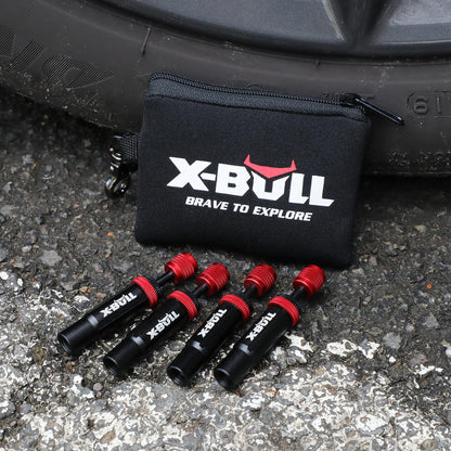 X-BULL 4PCS Tyre Deflators Air Quick Deflator Adjustable 10~30 PSI Tire Valve