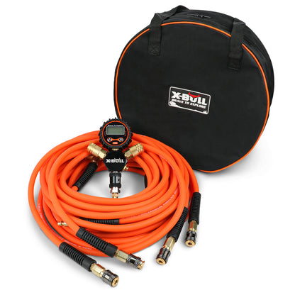 X-BULL Indeflate Digital 4 Hose 4 Tire Inflation Deflation System Equalizer