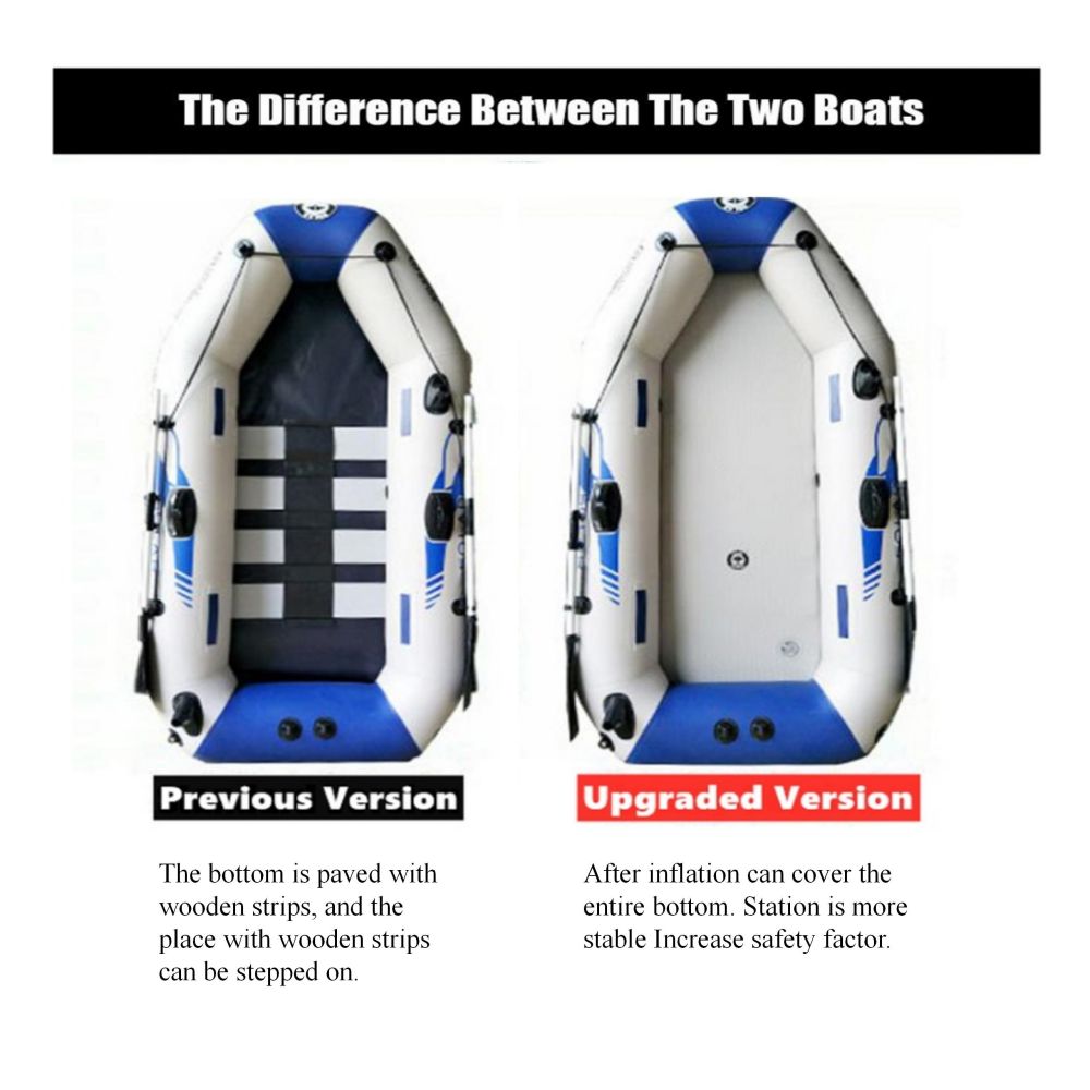 2.3M Inflatable Boat Laminated Wear Resistant Fishing Boat