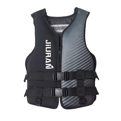 Life Jacket for Unisex Adjustable Safety Breathable Life Vest for Men Women(Black-S)