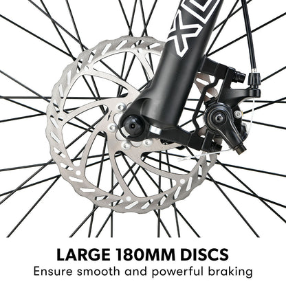 Valk MX7 Electric Bike Medium frame Mountain ebike, Black