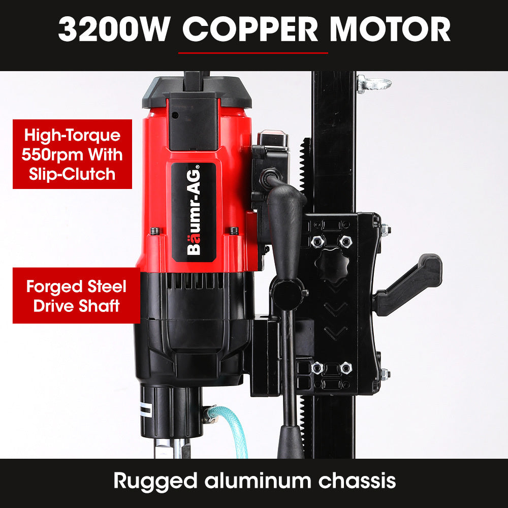 BAUMR-AG 3200W 280mm Concrete Core Drill with Stand Rig