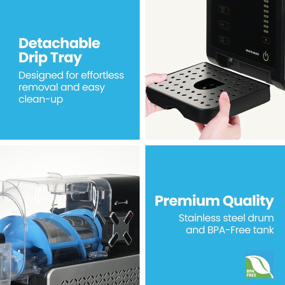 POLYCOOL 3L Slushie Frozen Drink Maker, Home Slush Machine, Fast Chilling, Easy Digital Controls