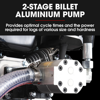 BAUMR-AG 20 Tonne Petrol Hydraulic Wood Log Splitter, Horizontal and Vertical Logsplitter - HPS500