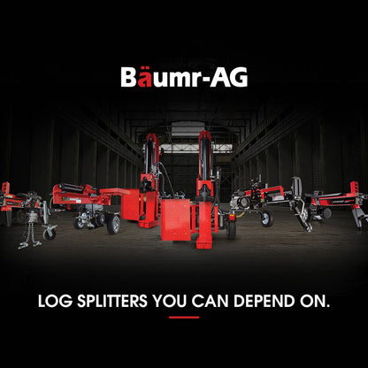 BAUMR-AG 20 Tonne Petrol Hydraulic Wood Log Splitter, Horizontal and Vertical Logsplitter - HPS500