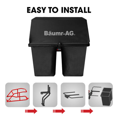 BAUMR-AG 150L Grass Catcher, for 30" 300RX Electric Ride on Lawn Mower
