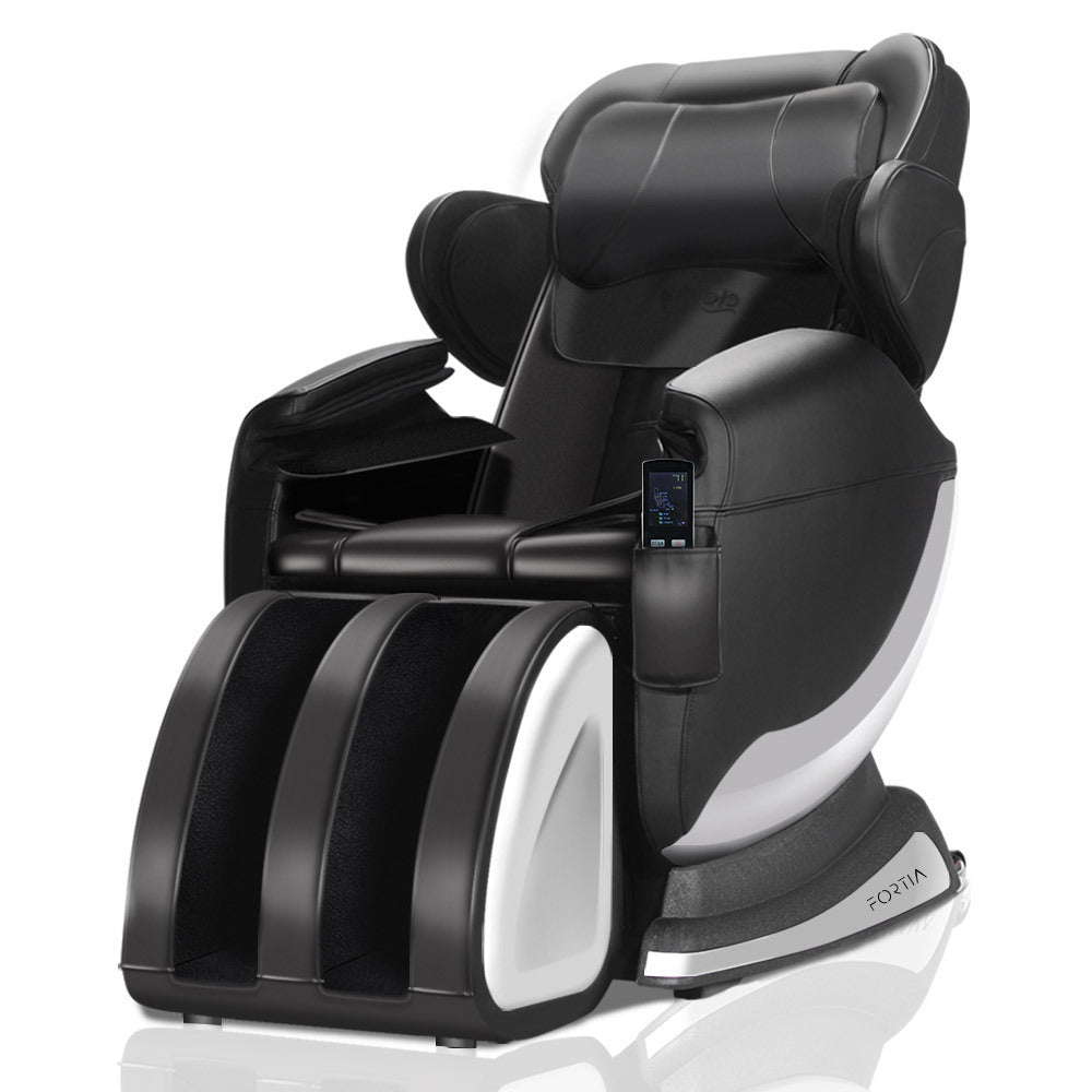 FORTIA Electric Massage Chair Full Body Reclining Zero Gravity Recliner Back Kneading Massager