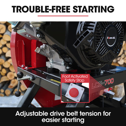 Baumr-AG LCS-700 Portable Log Circular Saw, 15HP, 270mm Cut Depth