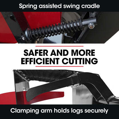 Baumr-AG LCS-700 Portable Log Circular Saw, 15HP, 270mm Cut Depth