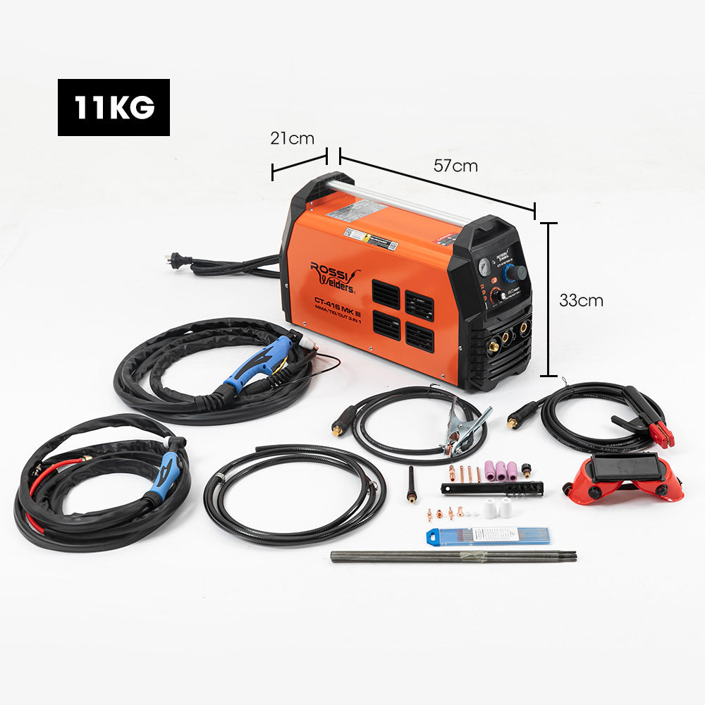 ROSSI CT-416 Mk III TIG/MMA Plasma Cutter Portable Inverter Welder Welding