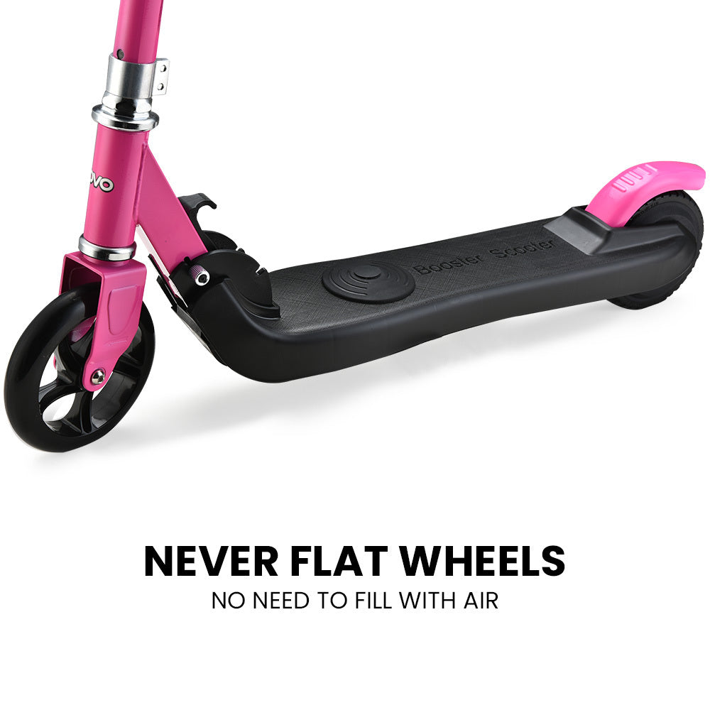 ROVO KIDS Electric Scooter Lithium Ride-On Foldable E-Scooter 125W Rechargeable, Pink