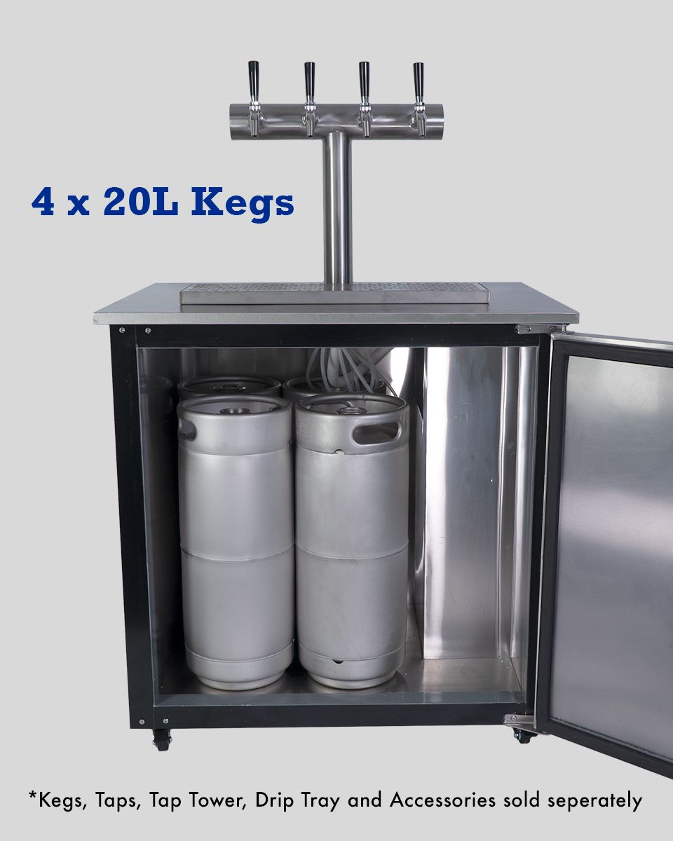 Keg King - KegMaster Solstice - 6 Keg 12volt DC Kegerator