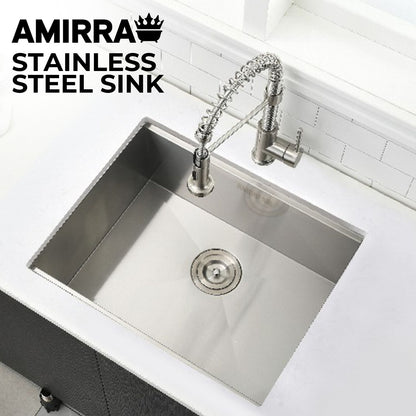 AMIRRA Kitchen Stainless Steel Sink 450mm x 300mm (Silver) AMR-KS-104-LH