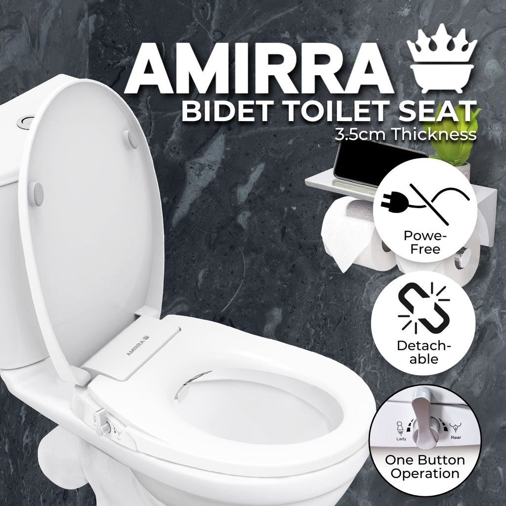 Amirra Non-electric Bidet Seat (Anti-Siphon)