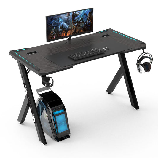 EKKIO RGB Gaming Desk Y Shape Black 120cm EK-GD-101-AL