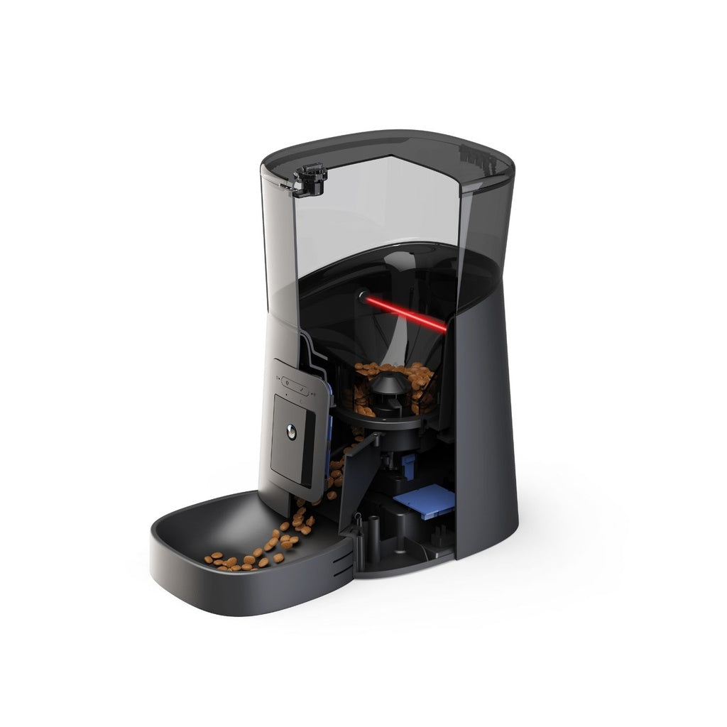 Floofi Smart Pet Feeder with Camera - Black -