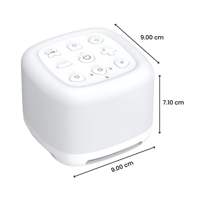 GOMINIMO White Noise Machine with Night Light and 40 Soothing Sounds for Sleeping (White)