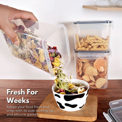 Gominimo 24PCS Airtight Food Storage Containers Kitchen Dry Food Pantry Organization Set