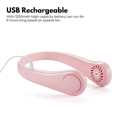 GOMINIMO Neck Fan (Pink)