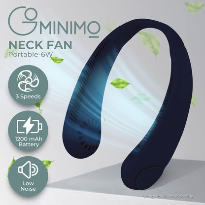 GOMINIMO Neck Fan (Blue)