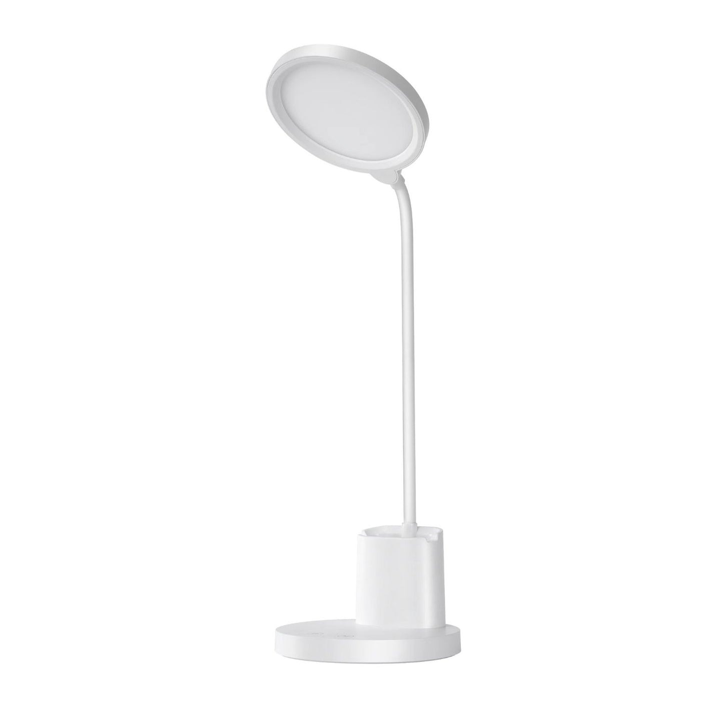 GOMINIMO Desk Lamp With Pen And Phone Holder (White)