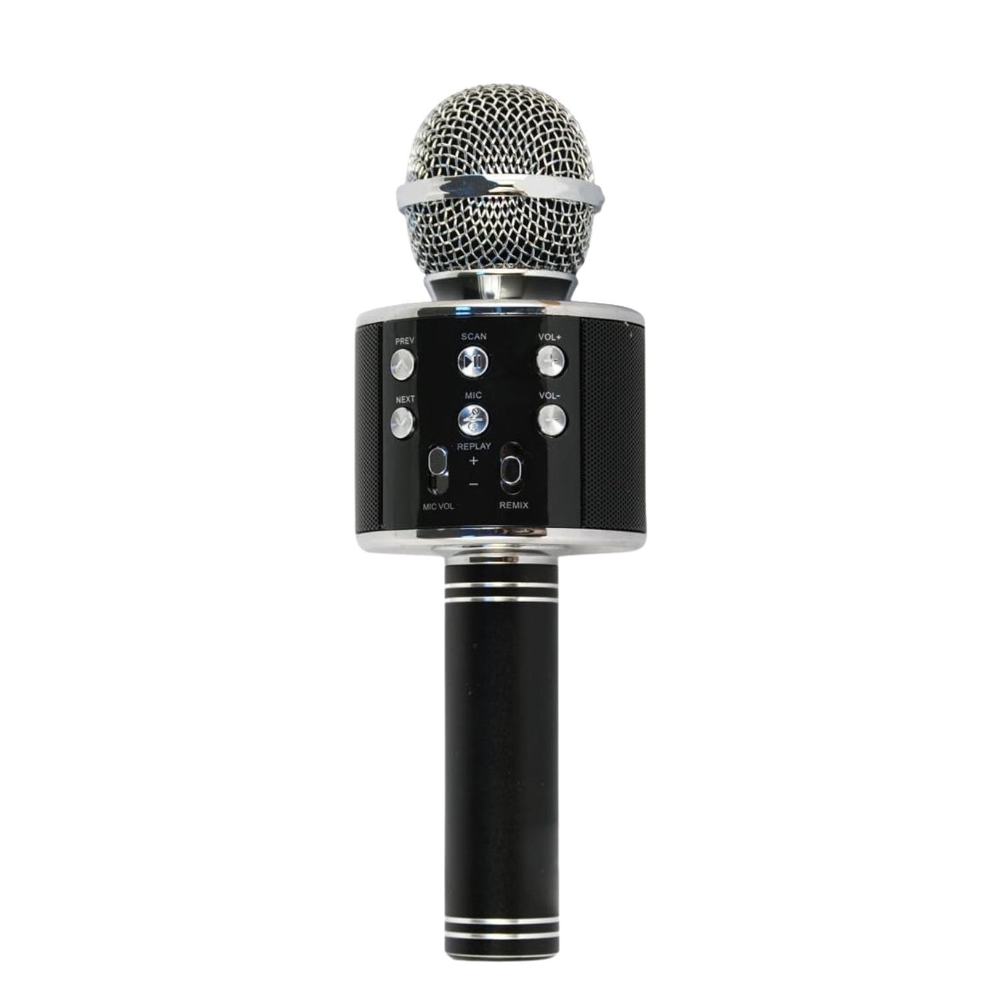 GOMINIMO 4 in 1 Wireless Bluetooth Karaoke Microphone with Record Function (Black)