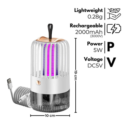 GOMINIMO BG-005 Mini Mosquito Lamp Rechargeable 2000mah (White)