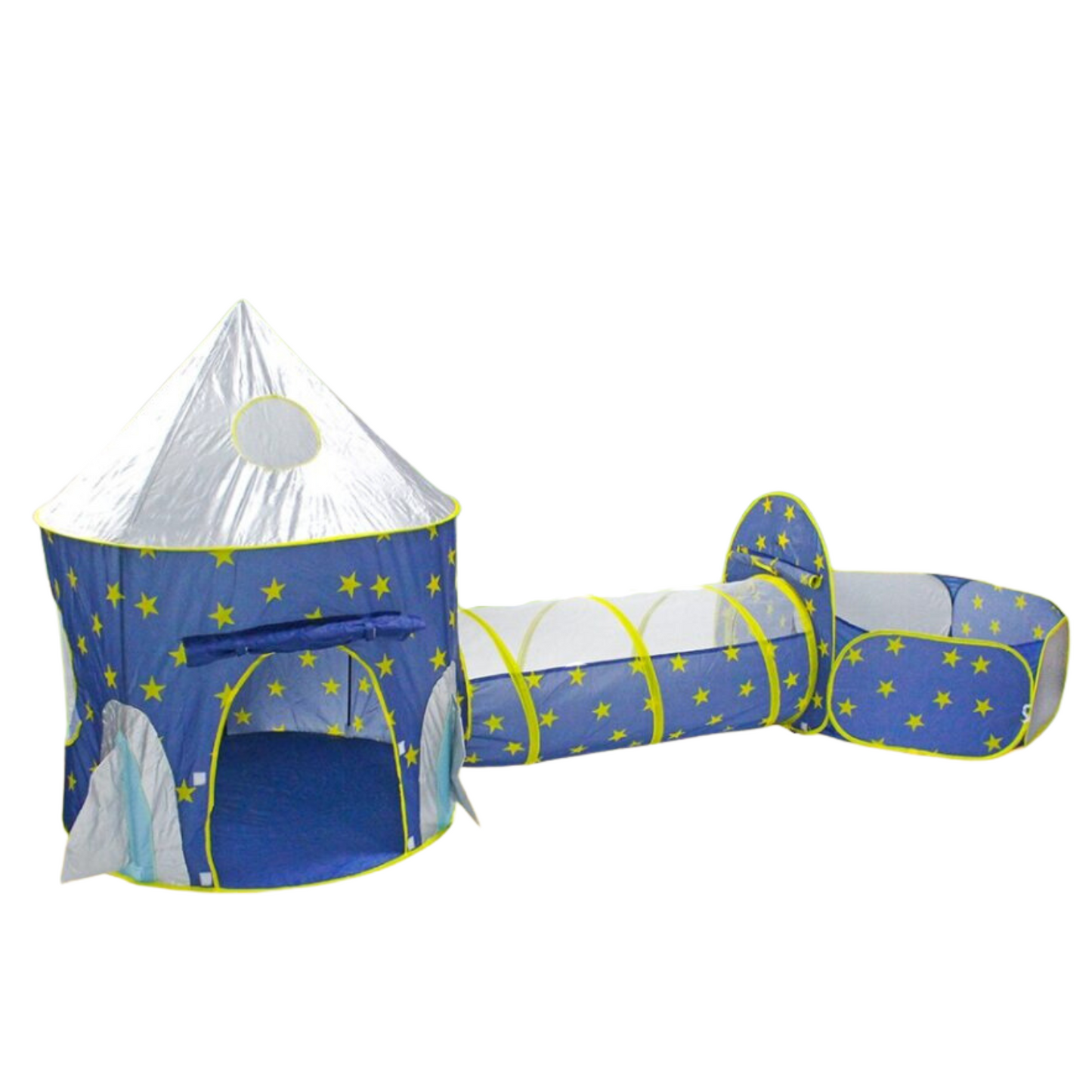 GOMINIMO 3 in 1 Sky Style Kids Play Tent with Carrying Bag (Blue and Yellow) GO-KT-100-LK