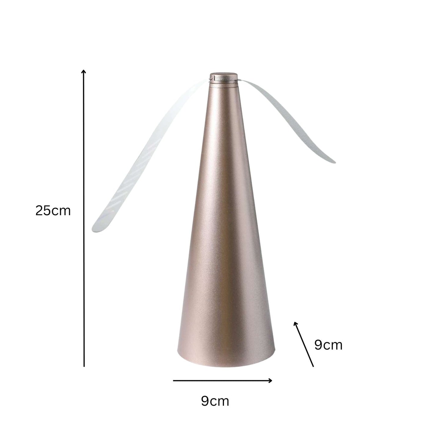 NOVEDEN Bug Repellent Fly Fan (Rose Gold) NE-BRF-100-AIK