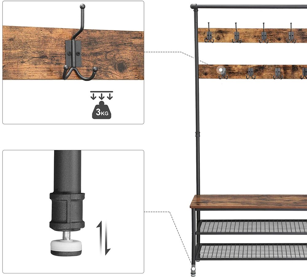 VASAGLE Coat Rack Stand