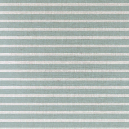 Cushion Cover-Coastal Fringe Natural-Hampton Stripe Seafoam-35cm x 50cm