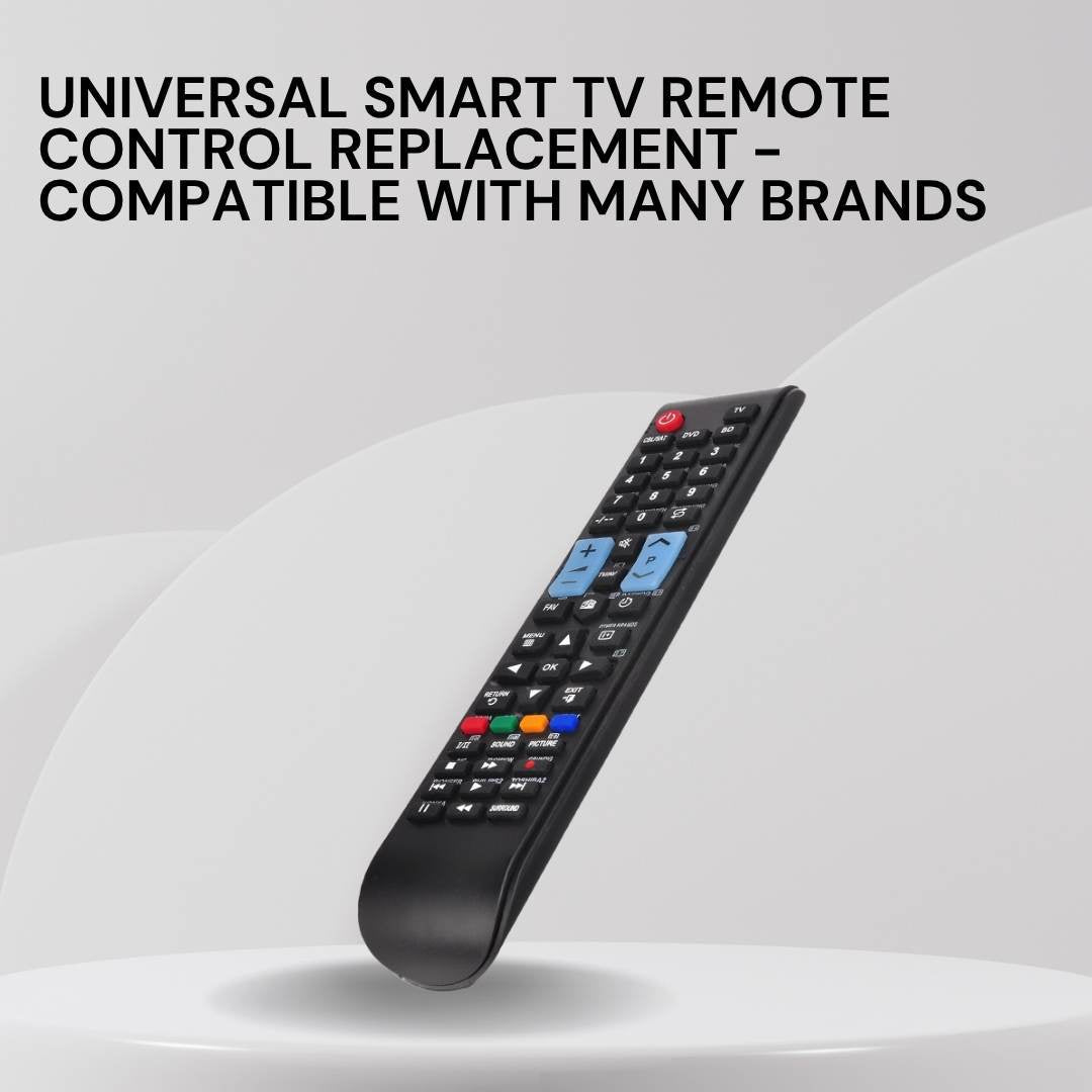 Universal Smart TV Remote Control Replacement - Compatible With Many Brands