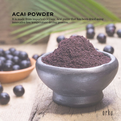 Bulk 10Kg Acai Powder 100% Organic - Pure Superfood Amazon Berries