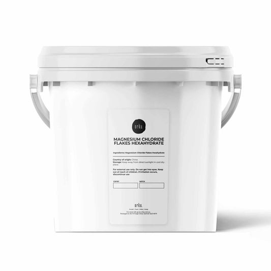 3.8Kg Magnesium Chloride Flakes Hexahydrate Tub - Organic USP Food Grade Salt