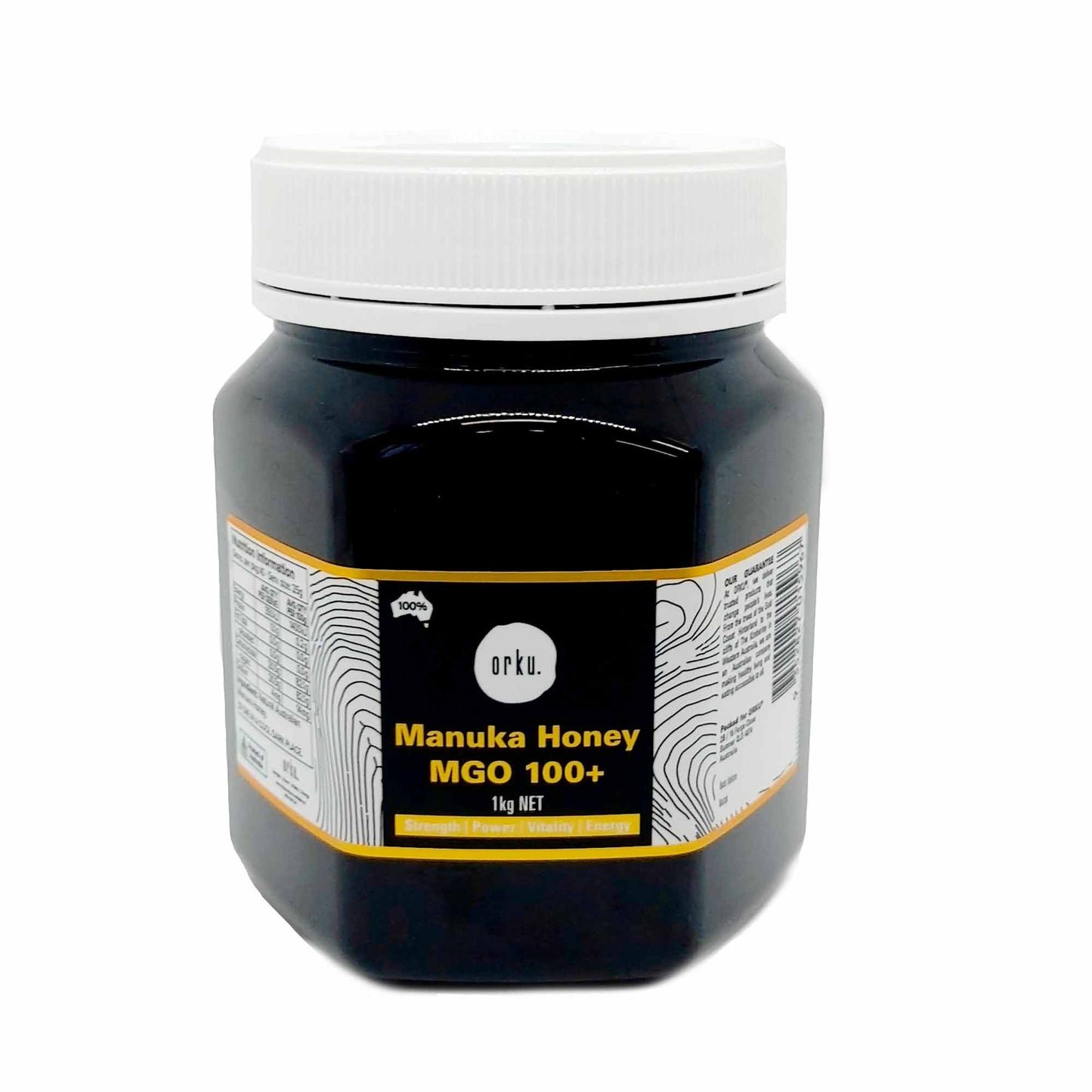 1Kg MGO 100+ Australian Manuka Honey - 100% Raw Natural Pure Jelly Bush