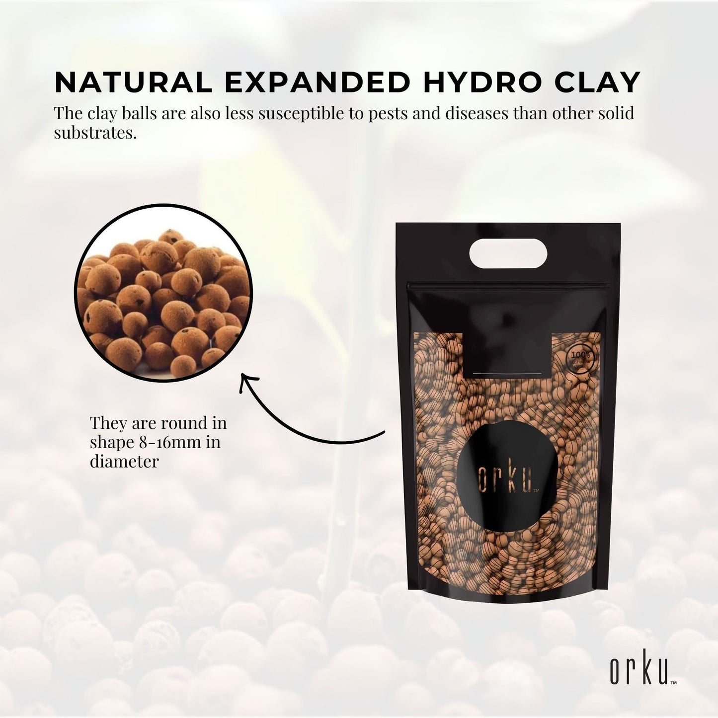 5L Hydro Clay Balls - Organic Premium Hydroponic Expanded Plant Growing Medium